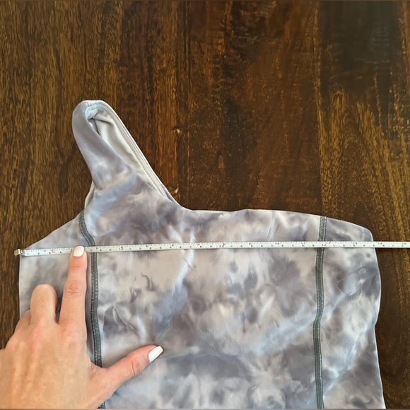 Lululemon one shoulder grey marble tank top - Picture 7 of 9